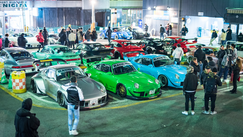 Illustration for article titled Come For The Tokyo Auto Salon, Stay For The Crazy Car Meets After